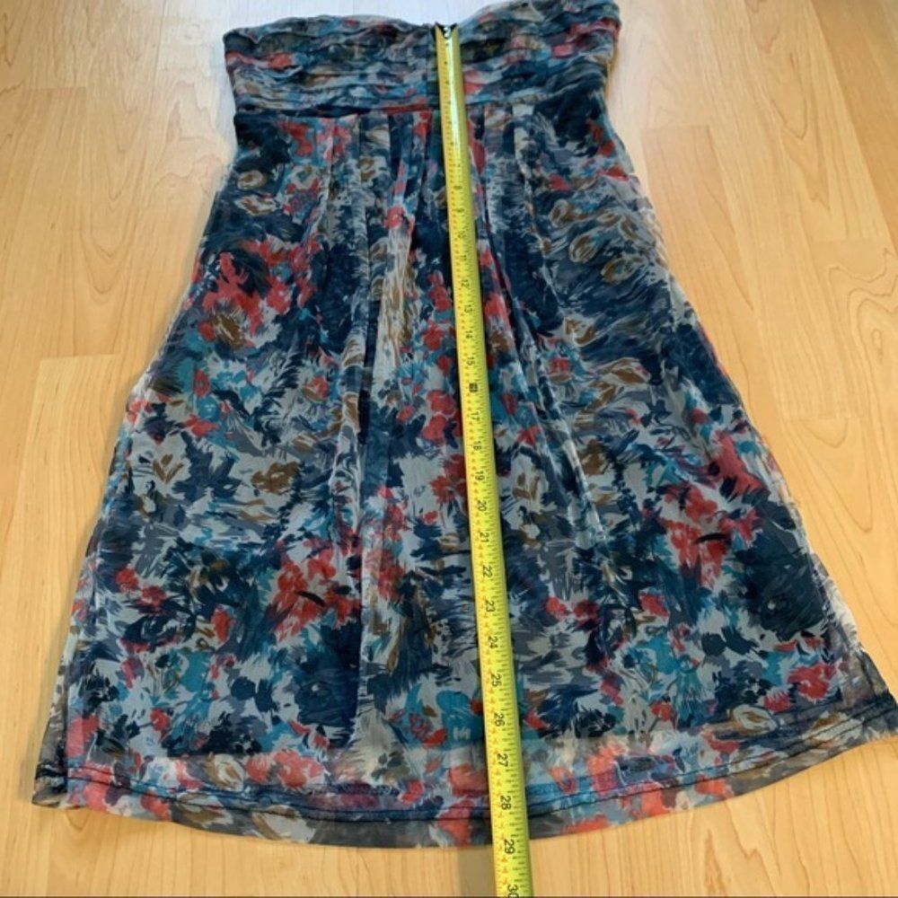 Printed Ripe Strapless Dress Size Medium - Picture 10 of 10